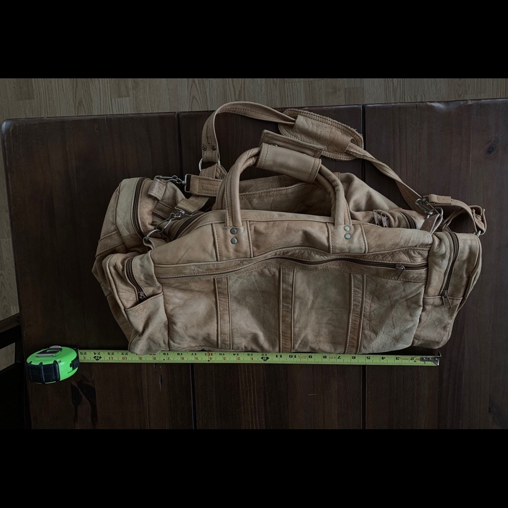 Genuine Leather Duffel Bag